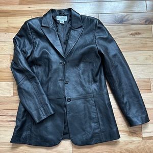 Pendleton Leather Jacket, Women’s size small